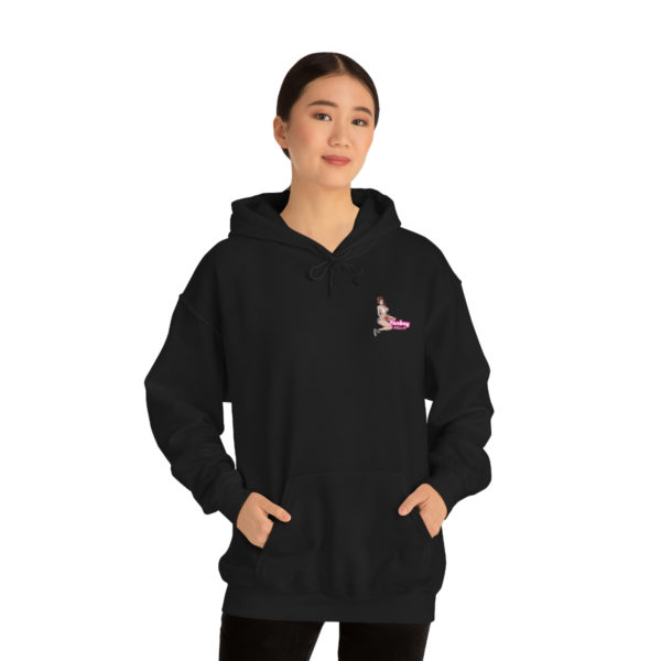 FBG hoodie mechanic pink and white logo - Image 4