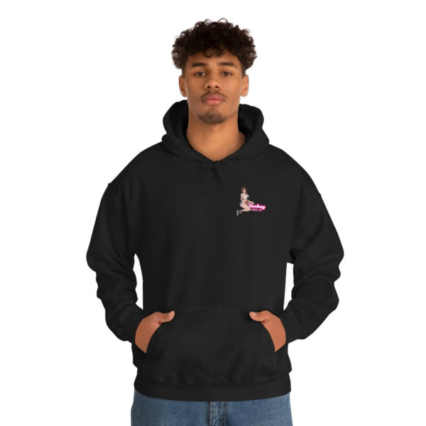 FBG hoodie mechanic pink and white logo - Image 5