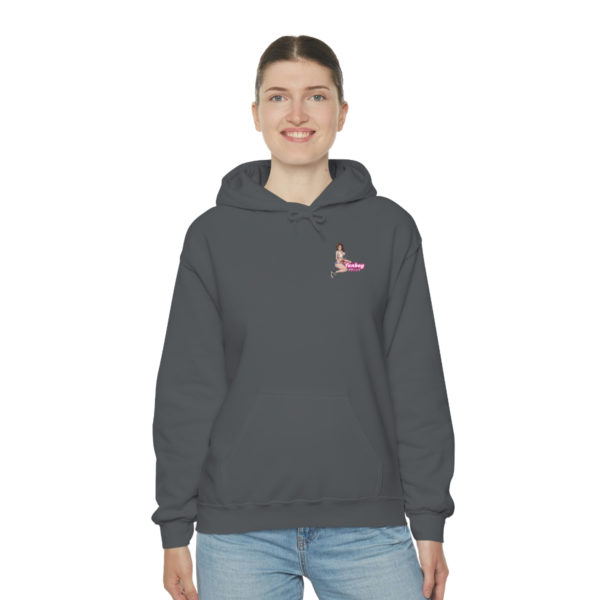 FBG hoodie mechanic pink and white logo - Image 19