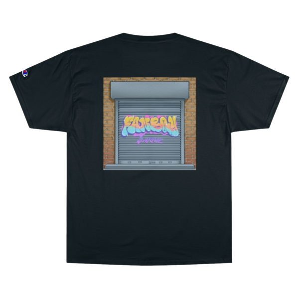 FBG Short Sleeve Garage Door / Anime Graffiti logo  - Champion T-Shirt