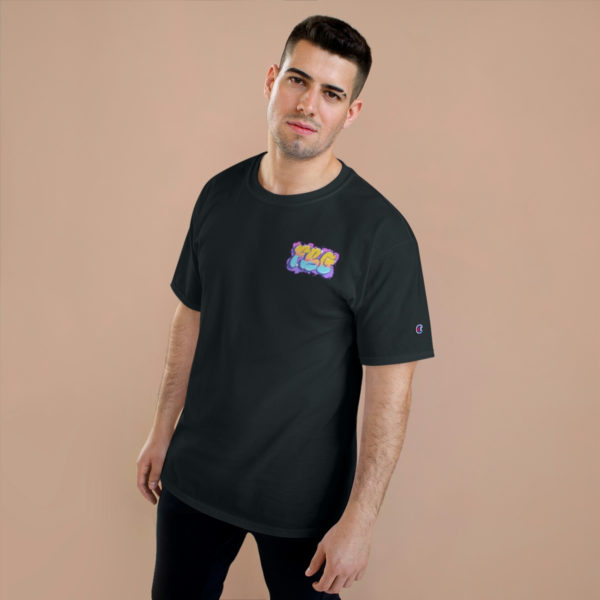 FBG Short Sleeve Garage Door / Anime Graffiti logo  - Champion T-Shirt - Image 3