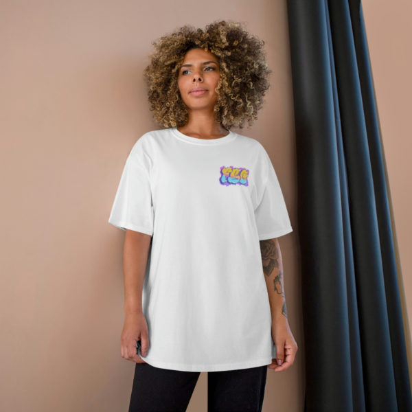 FBG Short Sleeve Garage Door / Anime Graffiti logo  - Champion T-Shirt - Image 8